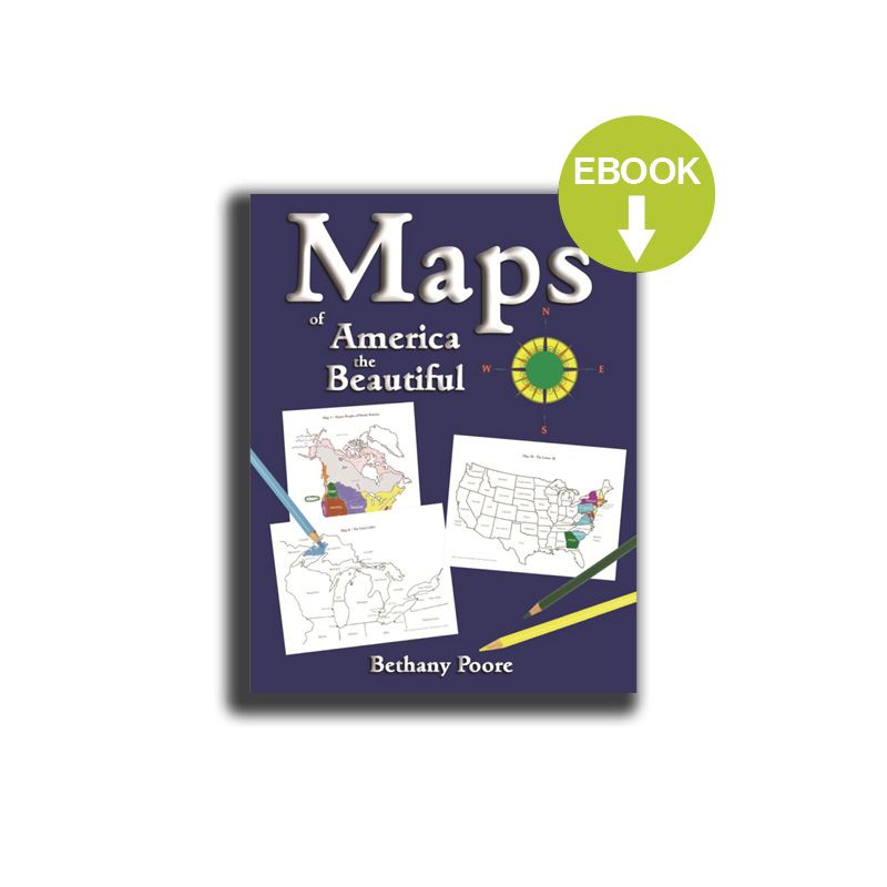 Maps of America the Beautiful - 1st Ed. (Download)