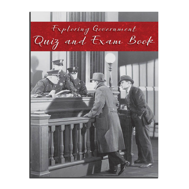 Exploring Government 2016 Quiz and Exam Book (Clearance)
